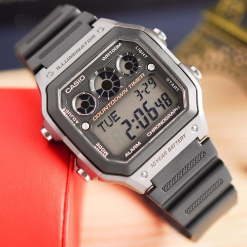 Đồng Hồ Casio 45 x 42.1 mm Nam AE-1300WH-8AVDF