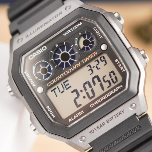 Đồng Hồ Casio 45 x 42.1 mm Nam AE-1300WH-8AVDF
