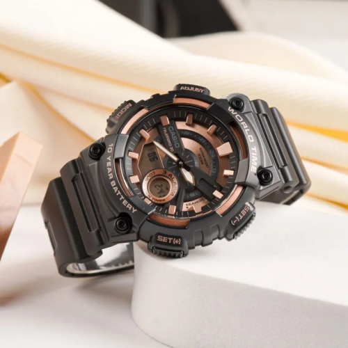 Đồng Hồ Casio Nam AEQ-110W-1A3VDF