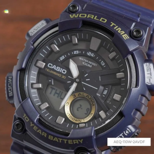 Đồng Hồ Casio 46.6mm Nam AEQ-110W-2AVDF