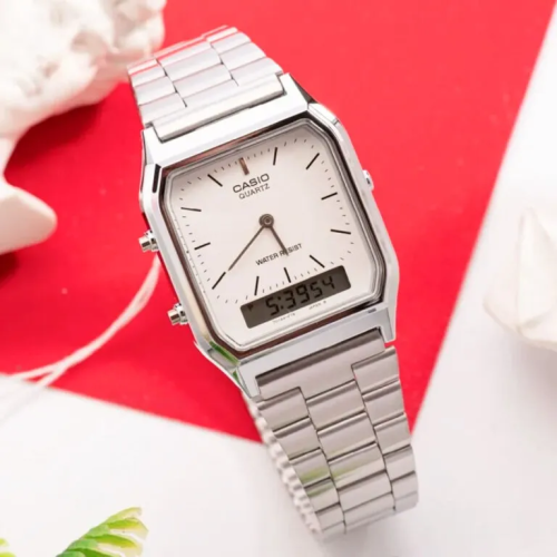 Đồng Hồ Casio 38.8 x 29.8mm Unisex AQ-230A-7DMQ