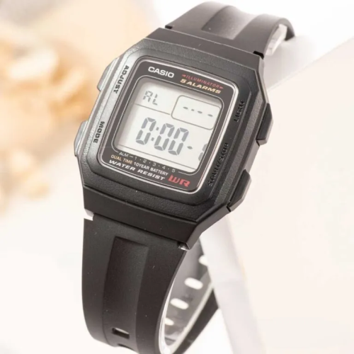 Đồng Hồ Casio 41 x 34 mm Nam F-201WA-1ADF