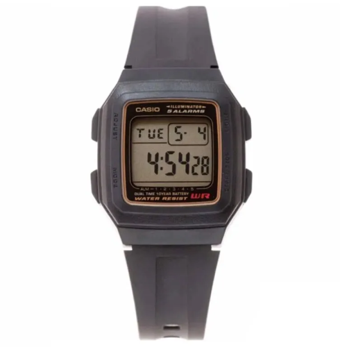 Đồng Hồ Casio 41 x 34 mm Unisex F-201WA-9ADF