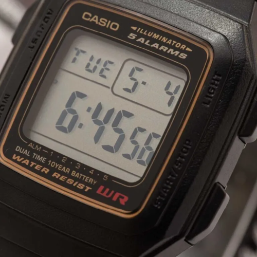 Đồng Hồ Casio 41 x 34 mm Unisex F-201WA-9ADF