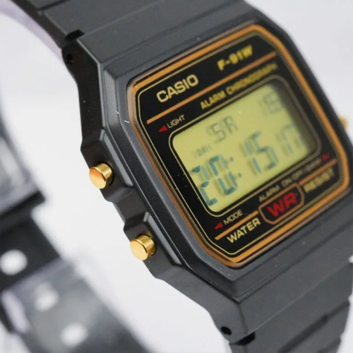 Đồng Hồ Casio 38.2 x 33.2 mm Nam F-91WG-9QDF