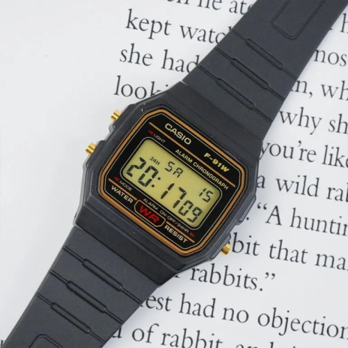 Đồng Hồ Casio 38.2 x 33.2 mm Nam F-91WG-9QDF