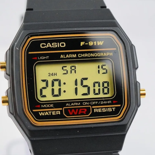 Đồng Hồ Casio 38.2 x 33.2 mm Nam F-91WG-9QDF