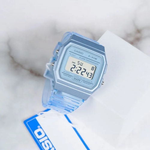 Đồng Hồ Casio 38.2 × 35.2 mm Nữ F-91WS-2DF
