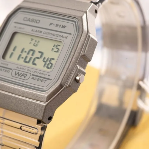 Đồng Hồ Casio 38.2 x 35.2 mm Unisex F-91WS-8HDF