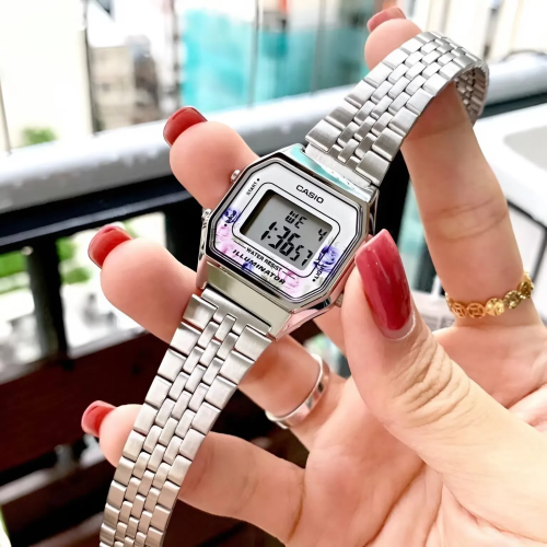 Đồng Hồ Casio 33.5 x 28.6 mm Nữ LA680WA-2CDF