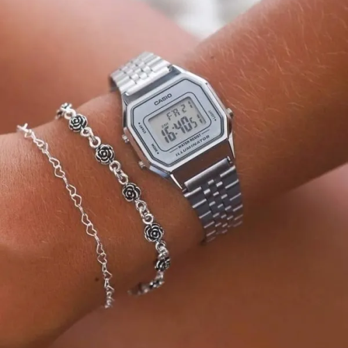 Đồng Hồ Casio 33.5 x 28.6 mm Nữ LA680WA-7DF