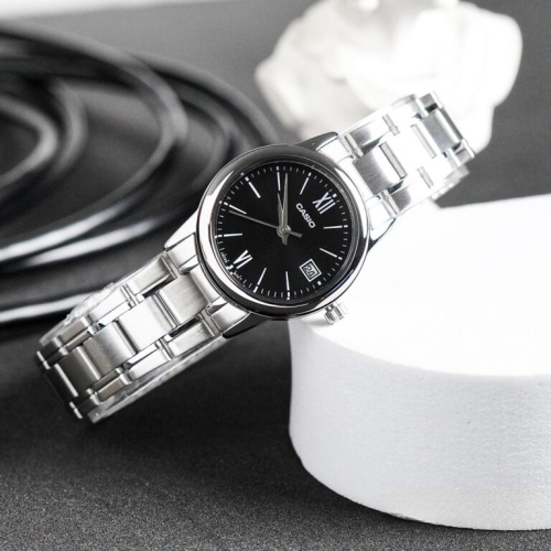 Đồng Hồ Casio 25mm Nữ LTP-V002D-1B3UDF