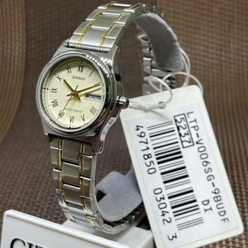 Đồng Hồ Casio 25mm Nữ LTP-V006SG-9BUDF