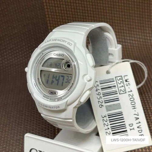 Đồng Hồ Casio 40.5mm Nữ LWS-1200H-7A1VDF