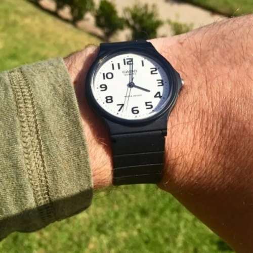 Đồng Hồ Casio 34mm Nữ MQ-24-7BLDF