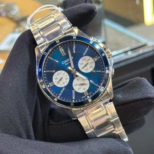 Đồng Hồ Casio 43.5 mm Nam MTP-1374D-2A3VDF