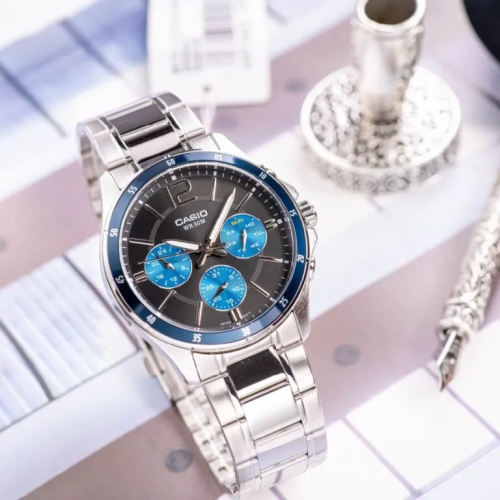 Đồng Hồ Casio 43.5mm Nam MTP-1374D-2AVDF