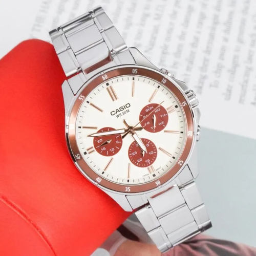 Đồng Hồ Casio 43.5 mm Nam MTP-1374D-5A2VDF