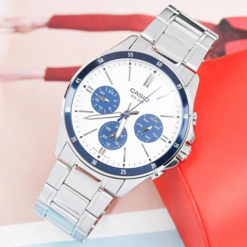 Đồng Hồ Casio 43.5 mm Nam MTP-1374D-7A2VDF