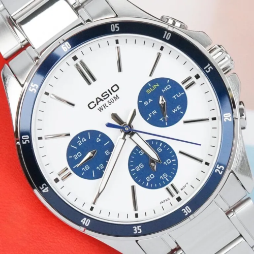 Đồng Hồ Casio 43.5 mm Nam MTP-1374D-7A2VDF