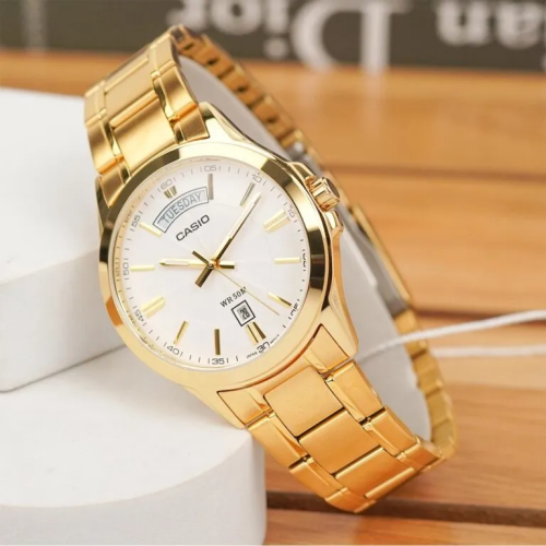 Đồng Hồ Casio 39.5mm Nam MTP-1381GD-7AVDF