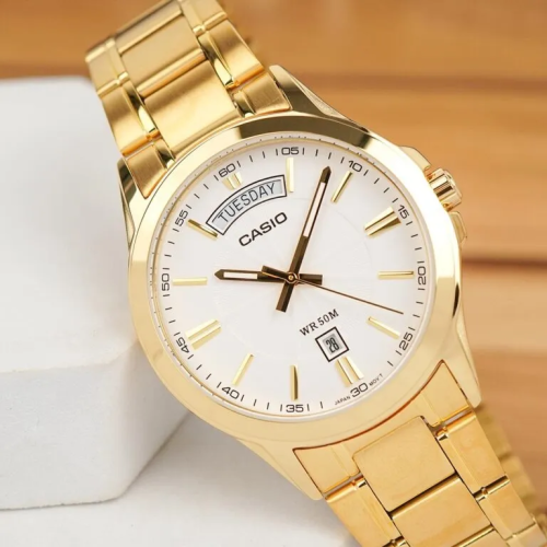 Đồng Hồ Casio 39.5mm Nam MTP-1381GD-7AVDF