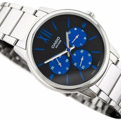 Đồng Hồ Casio 42mm Nam MTP-E312D-1B2