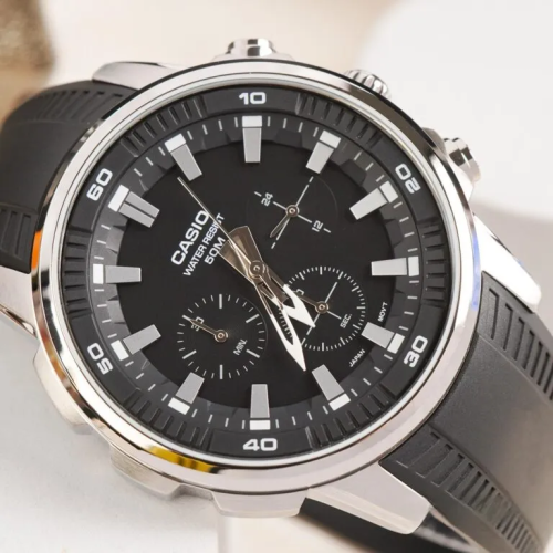 Đồng Hồ Casio 45.5mm Nam MTP-E505-1AVDF