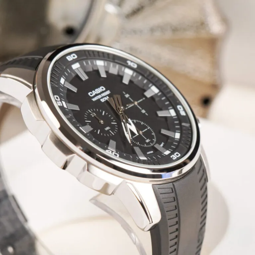 Đồng Hồ Casio 45.5mm Nam MTP-E505-1AVDF