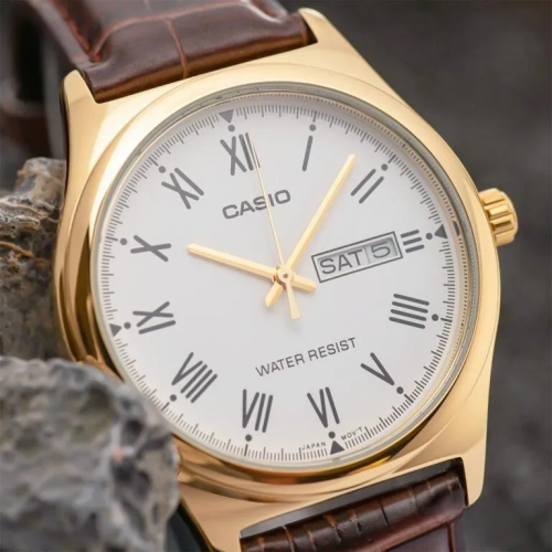 Đồng Hồ Casio 38mm Nam MTP-V006GL-7BUDF
