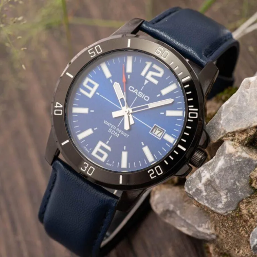Đồng Hồ Casio 45mm Nam MTP-VD01BL-2BVUDF