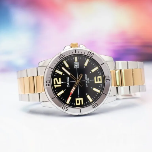 Đồng Hồ Casio 45mm Nam MTP-VD01SG-1BVUDF