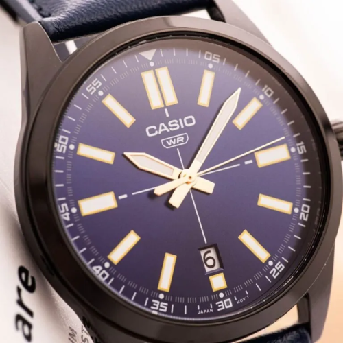 Đồng Hồ Casio 41mm Nam MTP-VD02BL-2EUDF