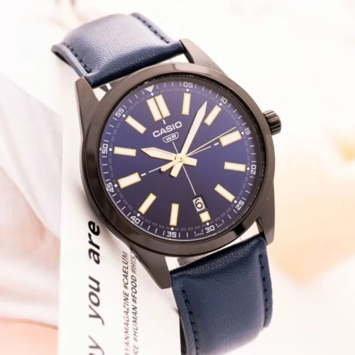 Đồng Hồ Casio 41mm Nam MTP-VD02BL-2EUDF