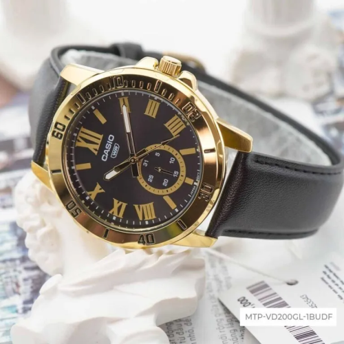 Đồng Hồ Casio Nam MTP-VD200GL-1BUDF
