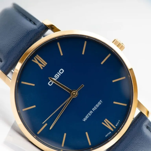 Đồng Hồ Casio 40mm Nam MTP-VT01GL-2BUDF