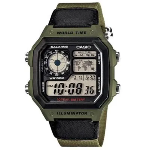Đồng Hồ Casio Nam AE-1200WHB-3BVDF