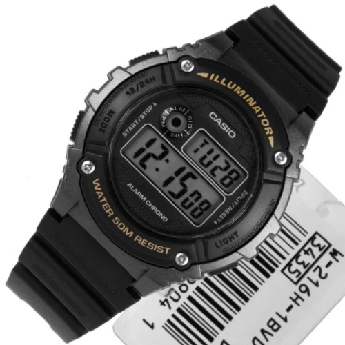 Đồng Hồ Casio 43.8mm Nam W-216H-1BVDF