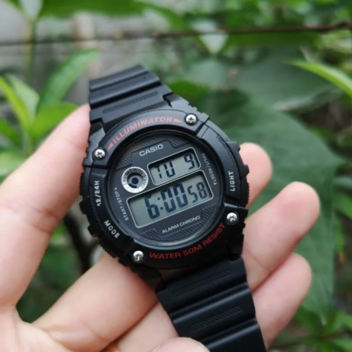 Đồng Hồ Casio 43.8mm Nam W-216H-1BVDF