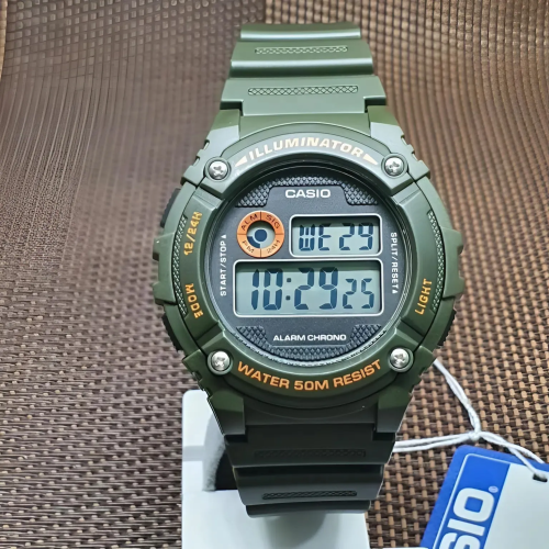 Đồng Hồ Casio 43.8mm Nam W-216H-3BVDF