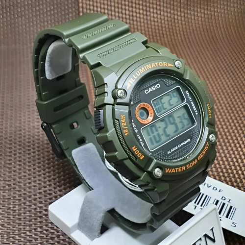 Đồng Hồ Casio 43.8mm Nam W-216H-3BVDF