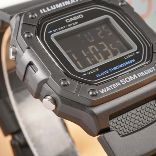 Đồng Hồ Casio 44.4 x 43.2 mm Unisex W-218H-1BVDF