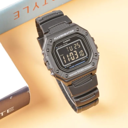 Đồng Hồ Casio 44.4 x 43.2 mm Unisex W-218H-1BVDF