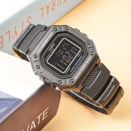 Đồng Hồ Casio 44.4 x 43.2 mm Unisex W-218H-1BVDF