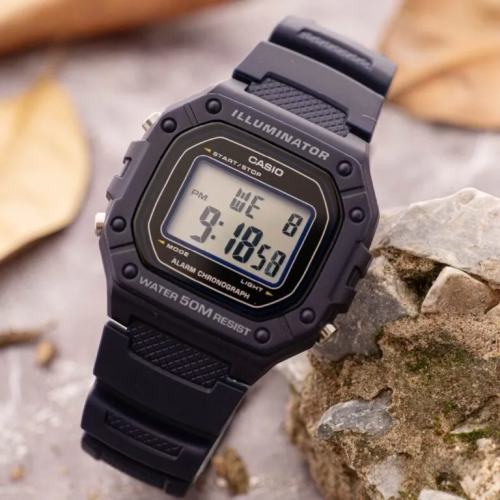 Đồng Hồ Casio 44.4 x 43.2 mm Nam W-218H-2AVDF