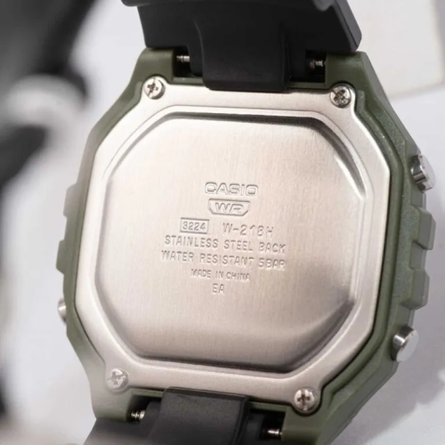 Đồng Hồ Casio 44.4 x 43.2 mm Nam W-218H-3AVDF