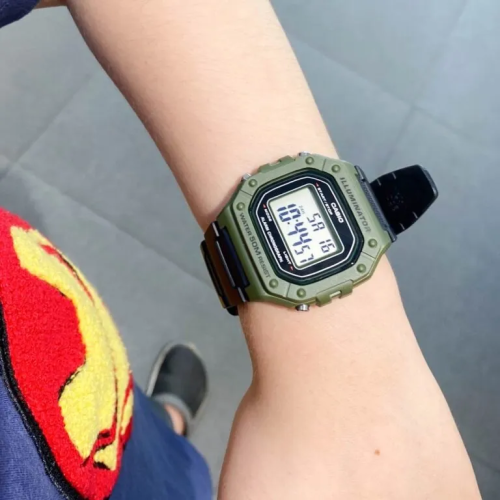 Đồng Hồ Casio 44.4 x 43.2 mm Nam W-218H-3AVDF