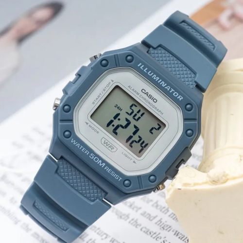 Đồng Hồ Casio 44.4 x 43.2 mm Nam W-218HC-2AVDF