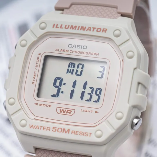 Đồng Hồ Casio 44.4 x 43.2 mm Nữ W-218HC-4A2VDF