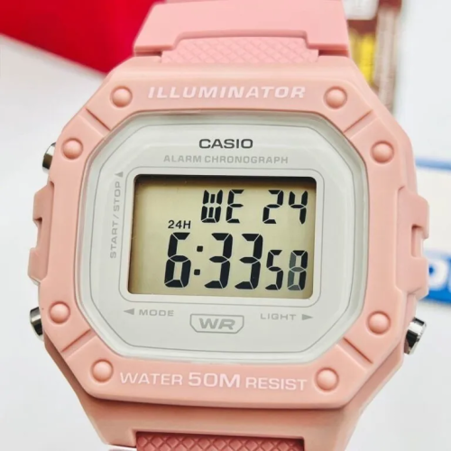 Đồng Hồ Casio 44.4 x 43.2 mm Unisex W-218HC-4AVDF